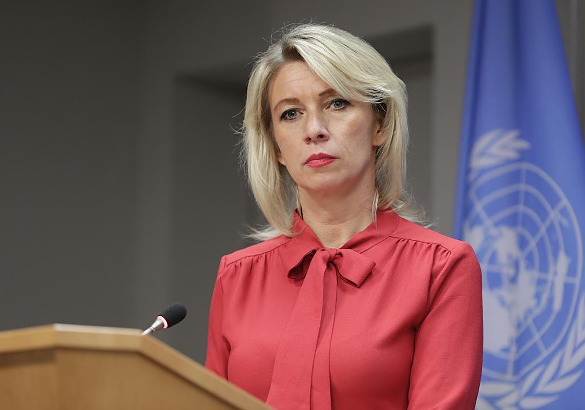 La portavoz del Ministerio de Asuntos Exteriores de Rusia, Maria Zajarova