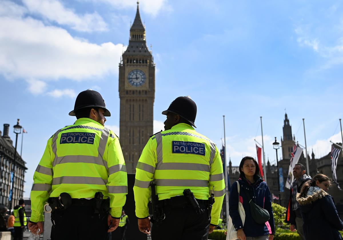 La Policía metropolitana de Londres, en una foto de archivo.