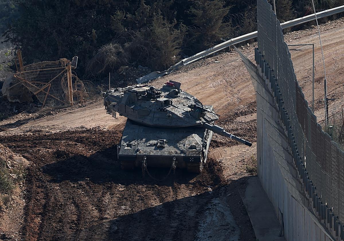 Valla de seguridad israelí-líbano