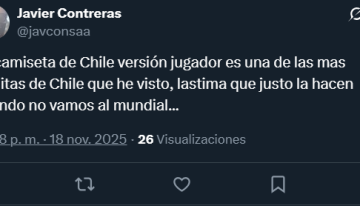 Nueva camiseta de La Roja tuvo recepción positiva entre los hinchas de la selección