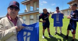 [VIDEO] «Al león, yo lo llevo en el corazón»: Dyango visitó el CDA y compartió con el plantel de la U