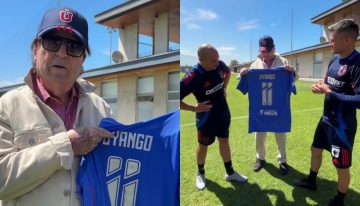 [VIDEO] «Al león, yo lo llevo en el corazón»: Dyango visitó el CDA y compartió con el plantel de la U