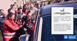 FEUACh advierte que descontento es legítimo y condena agresión a ministra sin restar valor a protesta