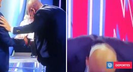 Impacto en TV de Italia: exjugador Paolo di Canio se partió la cabeza en vivo tras discusión