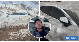 A casi 3 meses de rescate en Cajón del Maipo: reaparece auto del «chino» tras derretimiento de nieve
