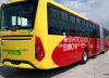 Comenzó a rodar en Transmilenio el primer biarticulado a gas natural