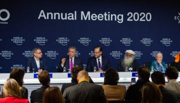 Duque se reunió con 22 inversionistas internacionales en Davos