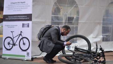 Vuelven a la Ciclovía puntos de registro para combatir robos de bicicletas