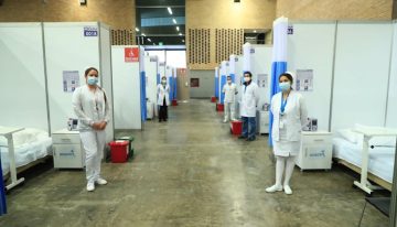 El Centro Hospitalario Transitorio de Corferias abrió sus puertas