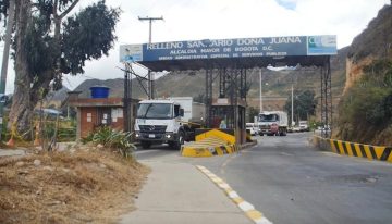 Deslizamiento en el Relleno Sanitario Doña Juana por malos manejos