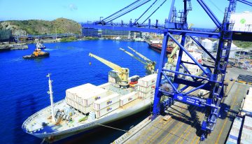 9,8% cayó la carga movilizada por los puertos del país