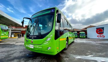 Bogotá recibió la primera flota de buses eléctricos