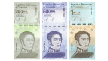 Lanzan el billete de un millón de bolívares: cuánto vale y cómo se ha llegado hasta aquí