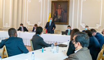 Sin acuerdos terminó la reunión entre Comité del paro y el Gobierno Nacional