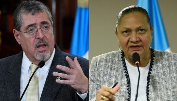 El presidente y la fiscal de Guatemala: una guerra que puede costarles el puesto