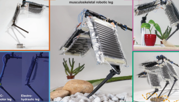 Crean la primera pierna robótica con «músculos artificiales»