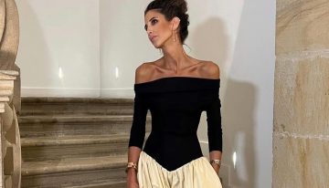 Inés Domecq tiene el vestido de invitada que todas queremos para nuestras bodas de otoño