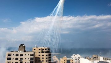 Fósforo blanco, un arma prohibida que usa Israel en Líbano