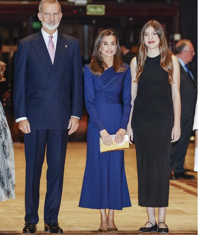 Los Reyes y la Infanta Sofía.