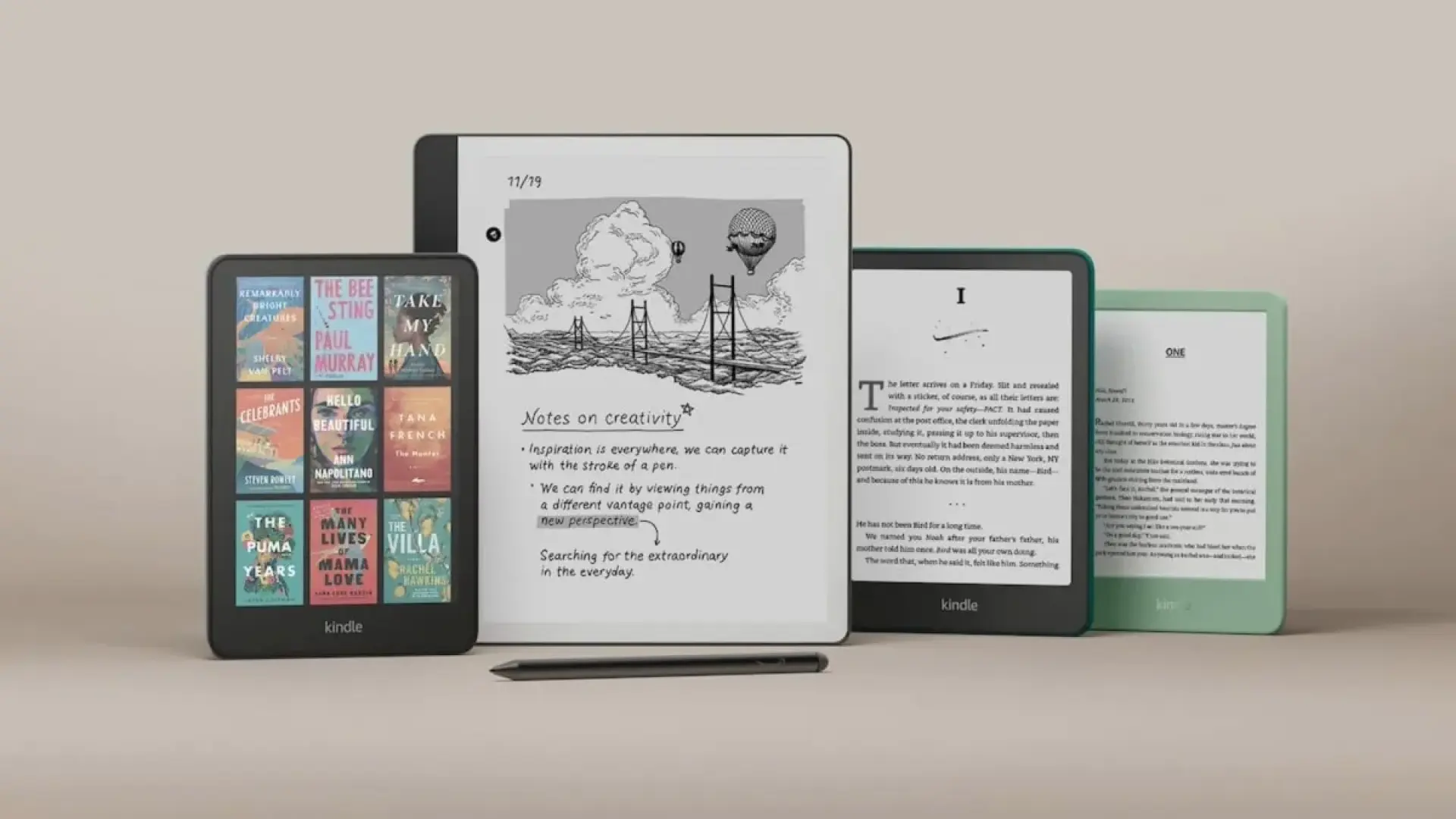 Amazon amplía su familia de libros electrónicos y presenta su primer Kindle a todo color