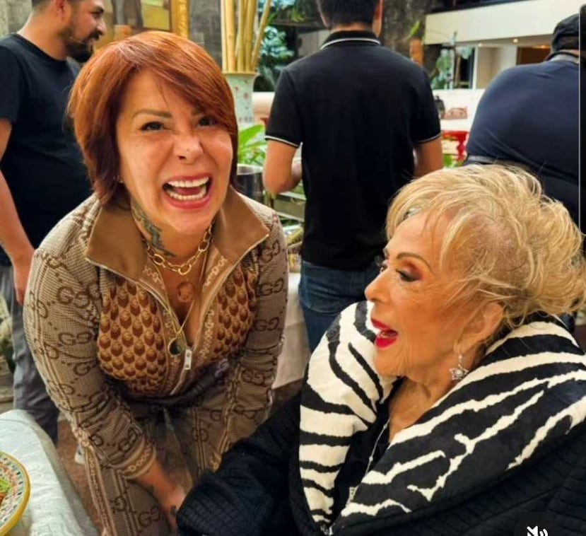 Alejandra Guzmán y su madre, la actriz Silvia Pinal.