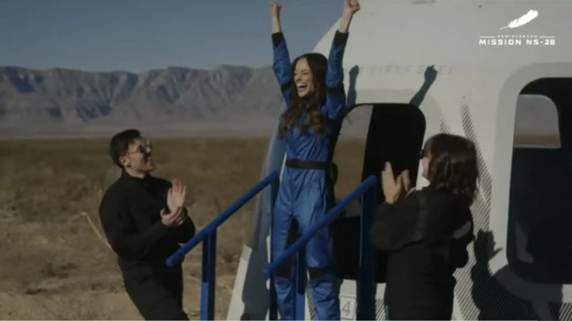 Blue Origin completa con éxito su novena misión tripulada y lleva al espacio a la popular 'Space Gal'