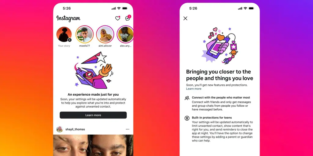 El nuevo truco para configurar la cuenta de tu hijo en Instagram y evitar que abuse de la 'app'