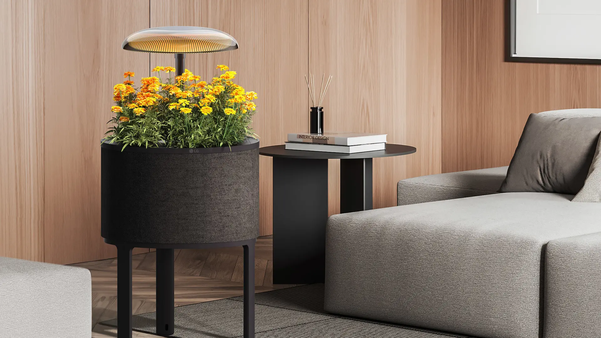 Este nuevo y curioso gadget de LG te permitirá tener un jardín en tu salón