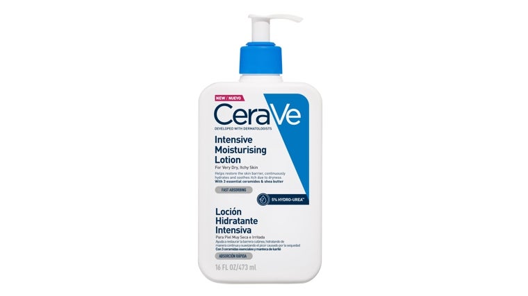 Loción hidratante intensiva de Cerave.