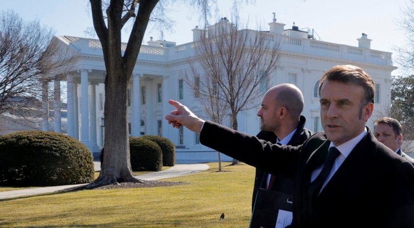 Trump y Macron se reúnen en la Casa Blanca