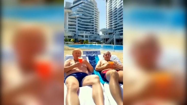 Los siete mensajes políticos de Trump en el vídeo de su 'Riviera de Gaza'