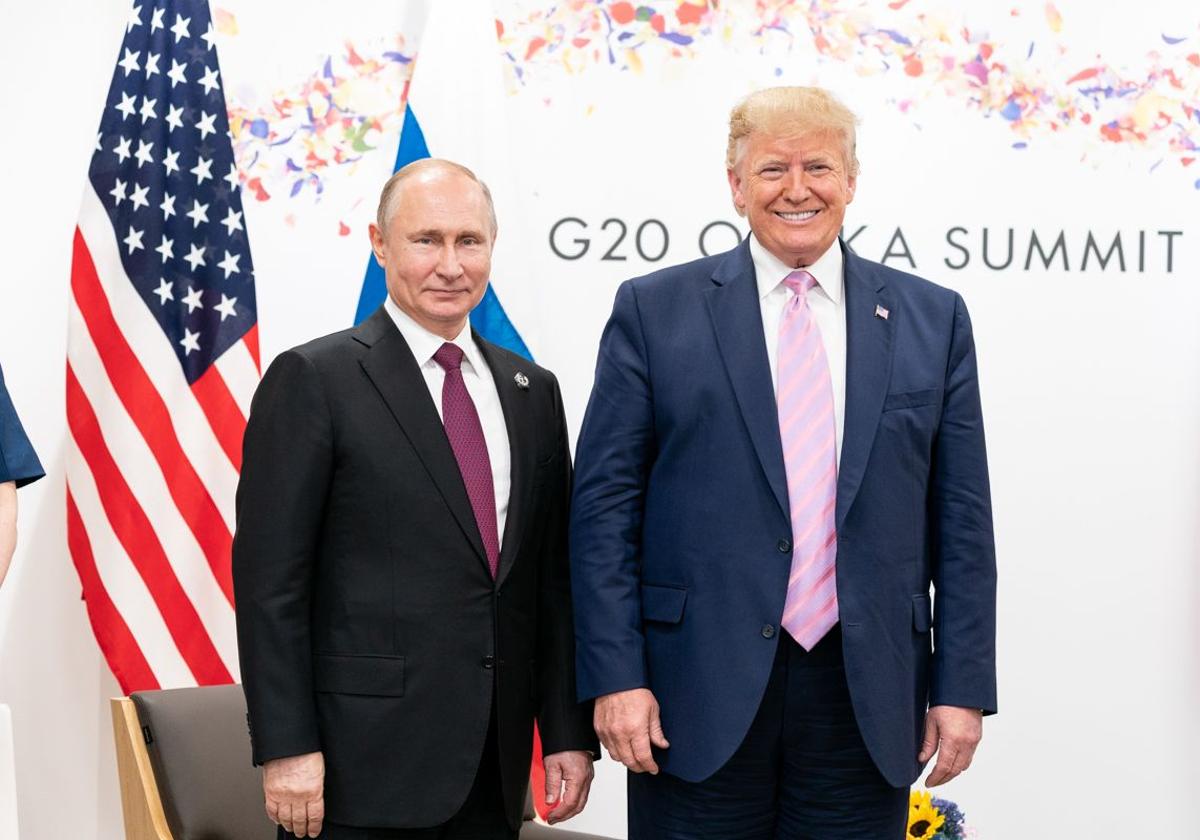 Imagen de archivo: el presidente ruso, Vladímir Putin, junto al presidente de EE.UU., Donald Trump