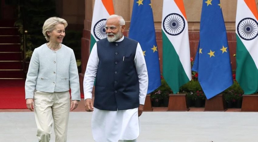 Von der Leyen califica las relaciones con la India como «piedra angular» para la UE