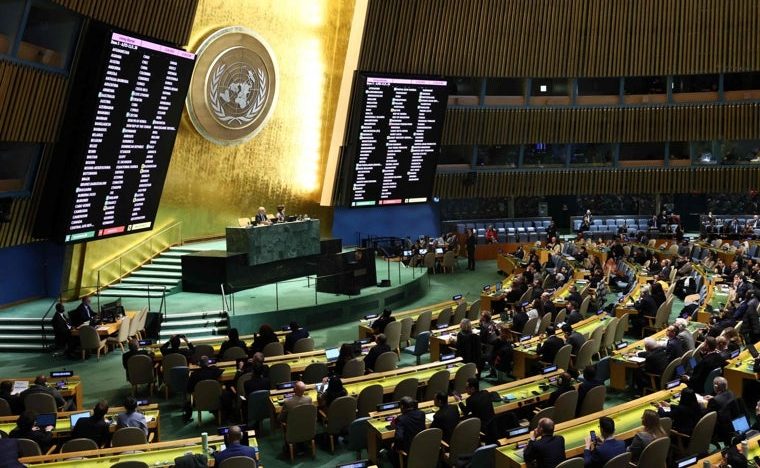 EE.UU. se alinea con Rusia, y no con sus aliados, para votar contra Ucrania en la ONU