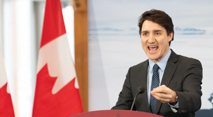 Trudeau anuncia que impondrá aranceles recíprocos a EE.UU.