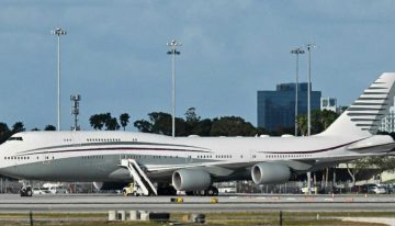 EE.UU. acepta el avión de lujo regalado por Qatar a Trump