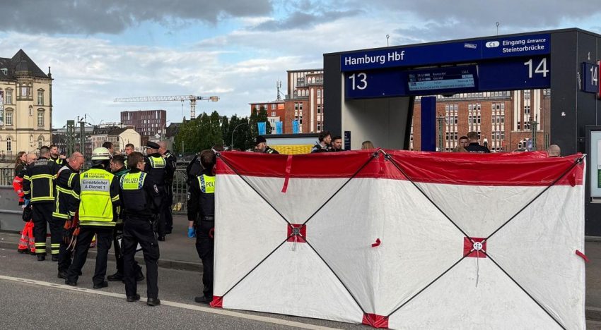 Al menos 12 heridos, seis de ellos en estado crítico, en un apuñalamiento en la estación de trenes de Hamburgo