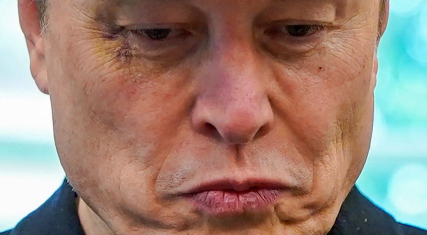 Musk desvela que tiene un ojo morado porque su hijo le pegó