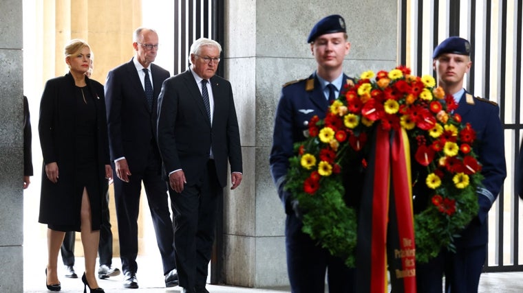 Steinmeier, presidente de Alemania, carga contra Putin y Trump en el 80 aniversario del final de la Segunda Guerra Mundial