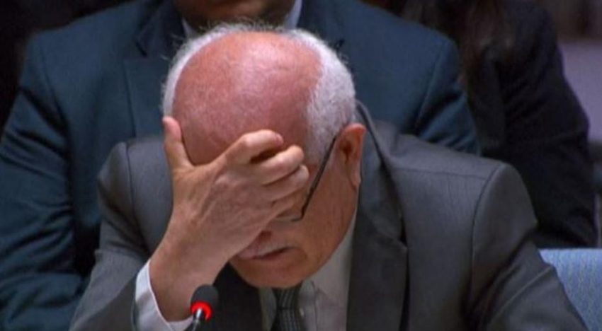 El representante de Palestina ante la ONU rompe a llorar durante su intervención: «Es insoportable»
