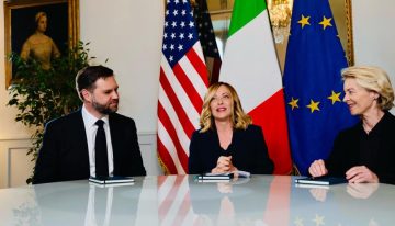 Vance relanza la relación con Europa en su reunión tripartita con Meloni y Von der Leyen