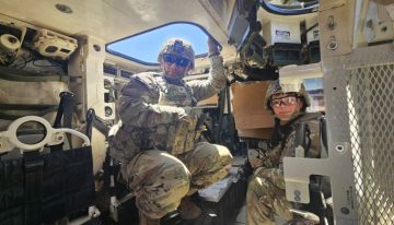 Zona de guerra en la frontera con México
