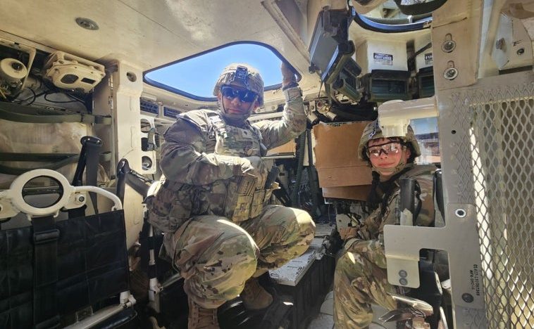 Zona de guerra en la frontera con México