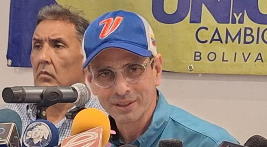 Capriles afirma que su participación en las elecciones parlamentarias no es ir «contra Machado ni contra Edmundo»