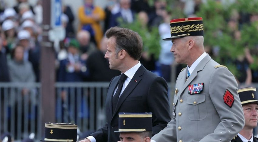 Macron conmemora la capitulación nazi afirmando que es necesario seguir luchando para defender las amenazas actuales