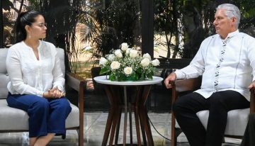 El partido oficialista Morena desafía a la presidenta de México y estrecha lazos con Cuba
