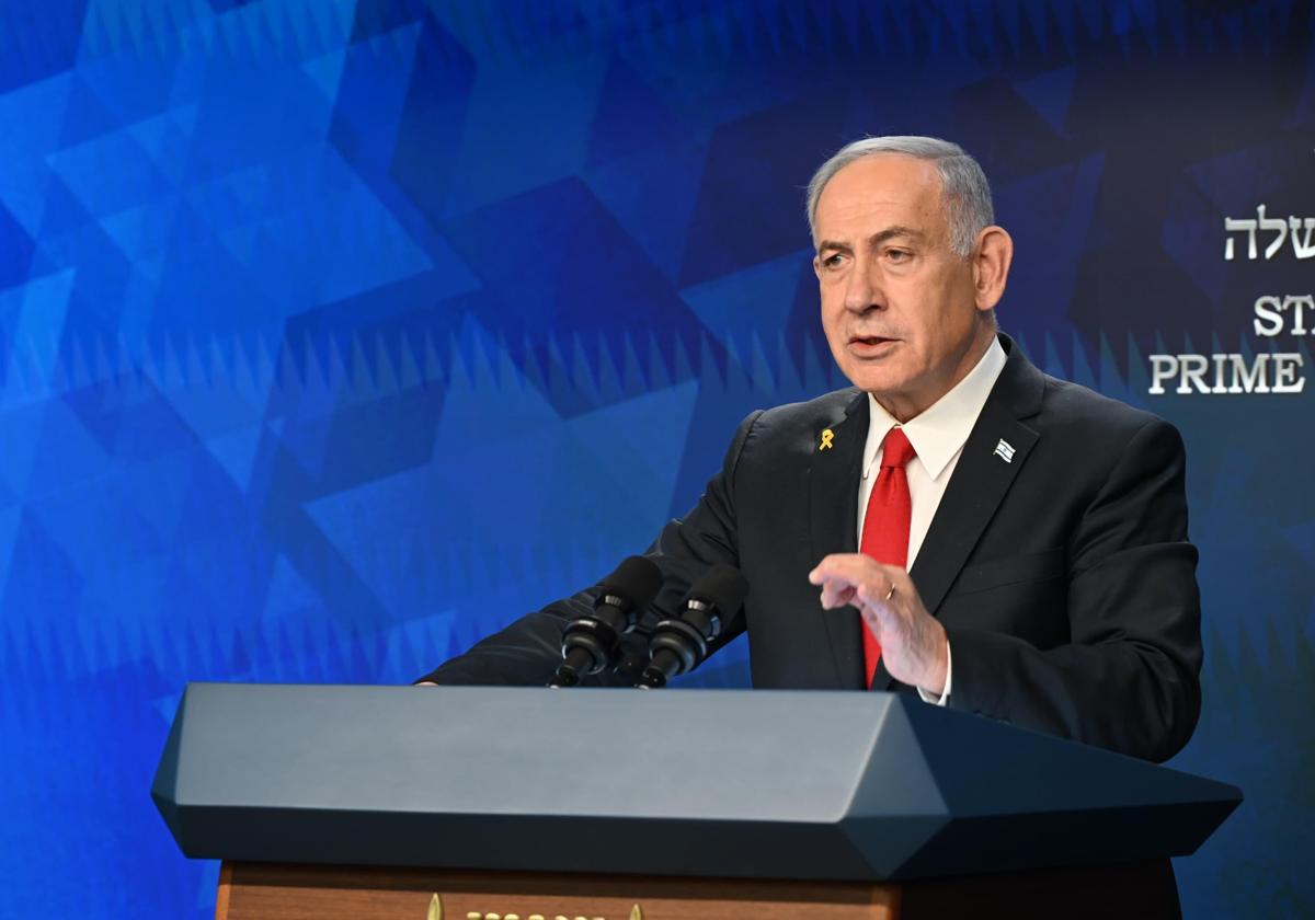 El primer ministro israelí, Benjamín Netanyahu