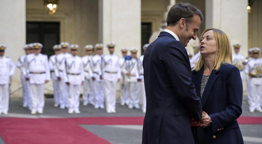 El encuentro de Meloni y Macron en Roma, un paso hacia la reconciliación tras fuertes tensiones
