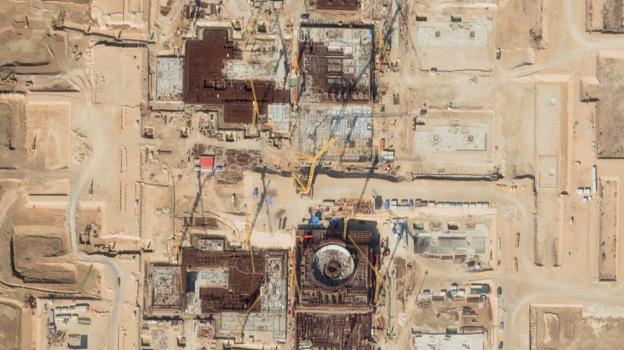 Imagen después - Imágenes que muetsran la destrucción de la central nuclear de Bushehir