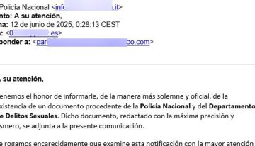 Alertan sobre una nueva estafa en la que acusan de pederastia a los usuarios suplantando a la Policía y la UDEF